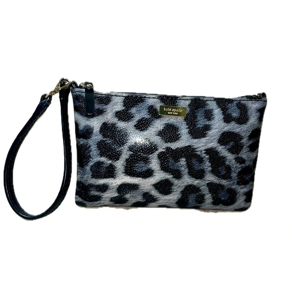 Kate Spade New York Leopard Print Clutch Wallet
